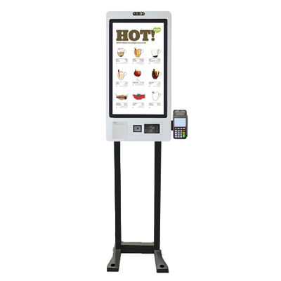 240v Win7 Quick Service Restaurant Kiosk Met Nfc Thermische Printer
