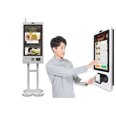 23.8 INCH Zelfbestelkiosk Android besturingssysteem Wandmontage
