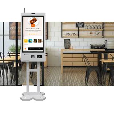 Kiosk voor zelfbestelling binnen met capacitieve touch 10 punt - Android/Win7/8/10 OS