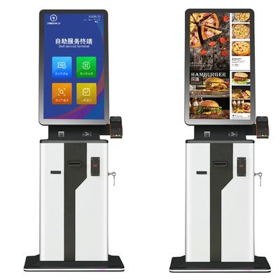 Aanpasbare en elegante selfservice foodkiosk met thermische printer