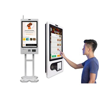Supermarkt Self Checkout Kiosk Touch Screen Betalingskiosk Met optionele kaartverdeler