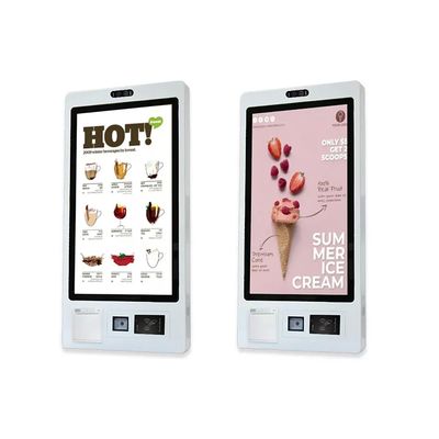 Capacitive Touch 10 Point Self Service Kiosk voor het afdrukken van tickets met 1920*1080 FHD resolutie