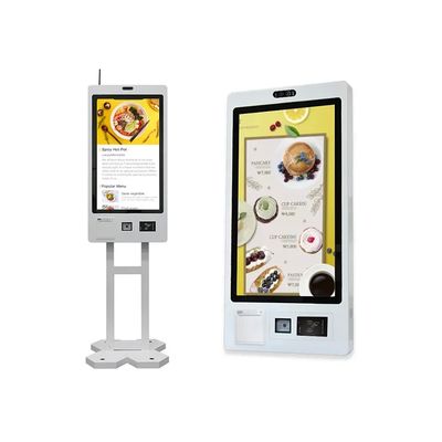 Capacitive Touch 10 Point Self Ordering Kiosk 27INCH voor aangepast klantlogo
