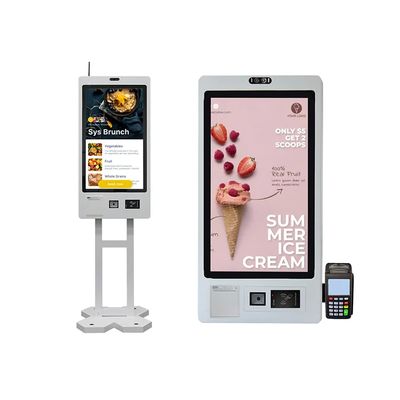Android/Win7/8/10 Self-Ordering Kiosk voor binnenshuis en installatie met vloerstand