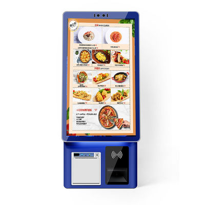 Innenruimte Witte muur restaurant bestelling kiosk Desktop Installatie