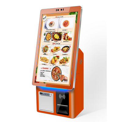 Zelfbetaalkiosk met LCD-aanraakscherm, gebruiksvriendelijke interface en thermische printer voor efficiënte zelfafrekening