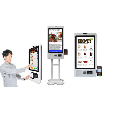 Win 10 Self Payment Kiosk LCD Touch Screen Voor op de vloer staan
