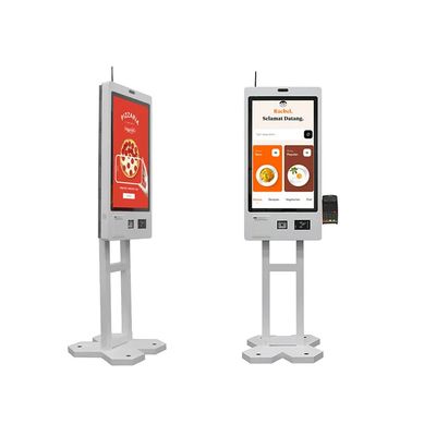 32 inch muur gemonteerd zelfbediening Touch Screen Health Kiosk voor het bestellen en betalen van voedsel