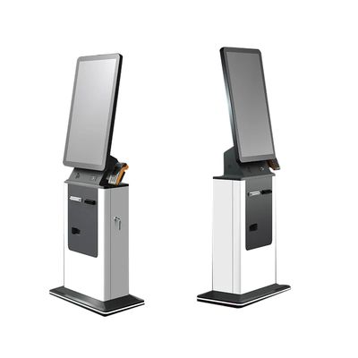 Crtly 32' selfservice touchscreen kiosk terminal voor het afdrukken en betalen van tickets