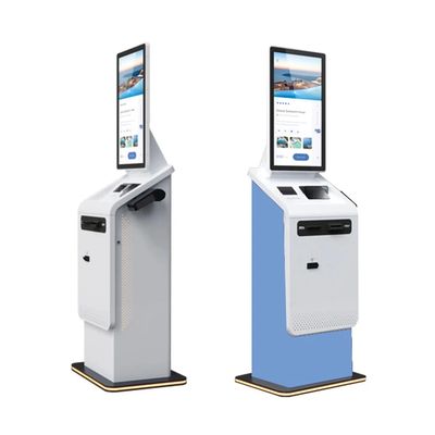 Crtly 32 Inch Android Zelf contant betalen Zelfservice Elektronische Kiosk Met Ticket Printer