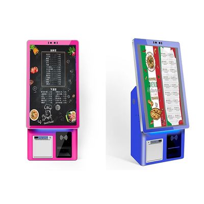Fastfood 21.5 24 32 inch Touch Screen POS Self Checkout Machine Zelfbediening Betaling Bestelkiosk Voor restaurants