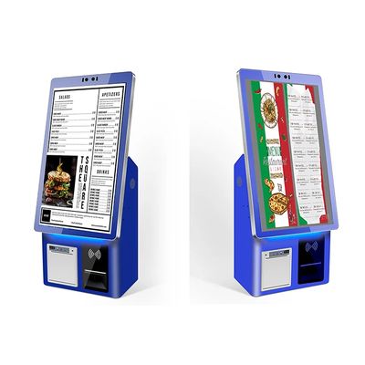 Interactief digitaal kiosk aanraakscherm met meertalig display en gehard glaspaneel