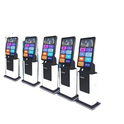 Multifunktioneel parkeerkiosk met kaartje afdrukken, verschillende kleuren en meerdere betaalopties