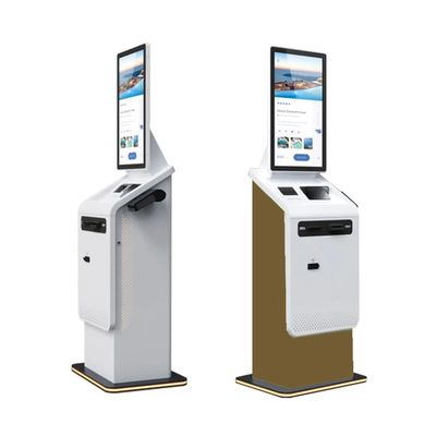 Self-service restaurantkiosk met aanpasbare kleuren en FHD-resolutie voor het afdrukken van tickets