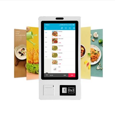 Custom Logo Desktop Wall Mount Self Pay Kiosk 21.5/23.8/27/32 inch met 10 punt touchscreen