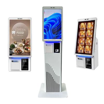 Kiosk voor zelfbediening met LCD touchscreen en thermische printer