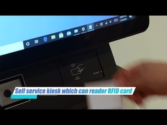 Van de het Contante geldrecycleermachine van de kaartjeskiosk het de Kioskmuntstuk keurt goed het Contante geld de Kiosk van Geldautomaatandroid goedkeurt